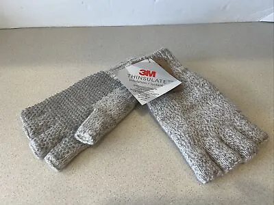 Igloos  Men's Ragg Wool Fingerless Gloves Thinsulate Lining One Size • $19.99