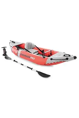 Intex Excursion Pro K2 Inflatable 2 Person Outdoor Kayak Set With Oars And Pump • £189.99