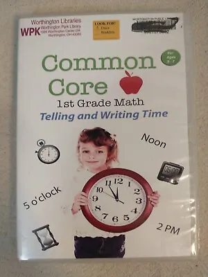 Common Core 1st Grade Math Telling And Writing Time DVD Kids Learning Education • $7.99