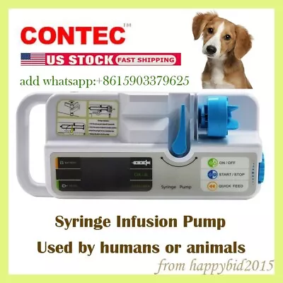 Veterinary Vet Use CONTEC SP950 Infusion Syringe Pump Real Time With AlarmUS • $319