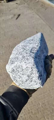 Tumbled Granite Cobbles 200 X 100 X 100mm  Silver/Grey - £70 - 1sq/m • £70