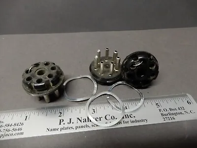 Amphenol 7 Pin Retaining Ring Plug 86CP7 (3) NOS Amplifier/Organ Pins 4-5 Jumper • $20