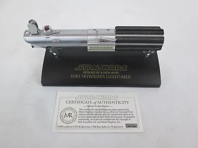 Master Replicas Luke Skywalker Lightsaber .45 Scale Boxed Length 12cm • £90