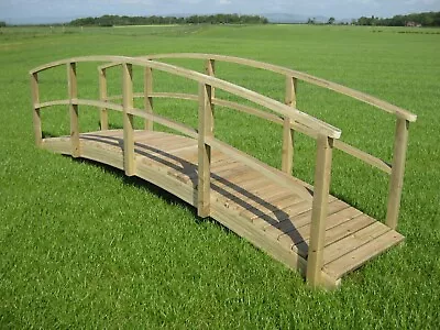 Wooden Garden Pond Bridge • £2622