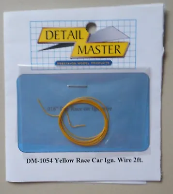 Yellow Race Car Ignition Wire 1:24 1:25 DETAIL MASTER CAR MODEL ACCESSORY 1054 • $4.89