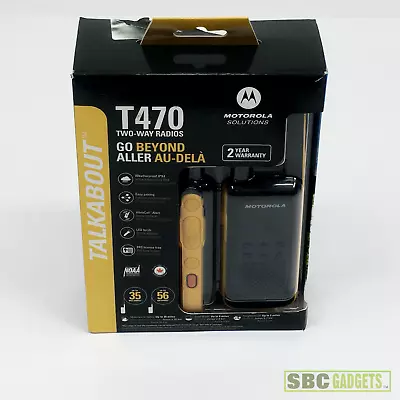 Motorola Talkabout T470 Two-Way Radio 35 Mile 2 Pack- Ships Same Day • $39.99