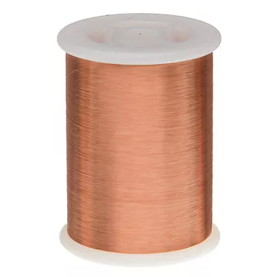 42 AWG Heavy Enameled Copper Magnet Wire 1.0 Lbs 49600' Length 0.0028  155C Nat • $37.09