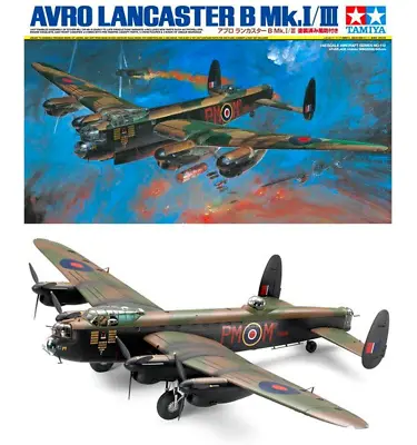 TAMIYA 61112 1/48 Lancaster B MKI / III Aircraft Model Kit • £89.99