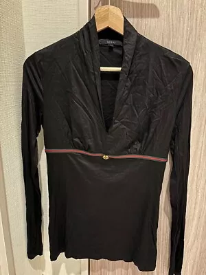 Authentic Gucci Vintage Long Sleeve Tops Shirt Size M Deadstock • $180