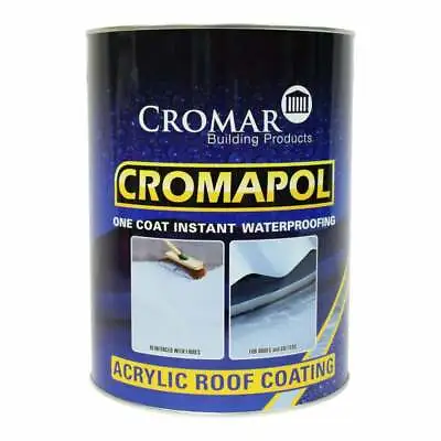 £33.25 • Buy Cromapol | Acrylic Roof Coat | Roof Paint Sealant | Emergency Roof Repair | 5kg