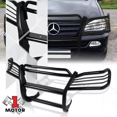 Black 1.5  Mild Steel Grille/Brush/Headlight Guard For 98-05 Mercedes ML W163 • $339.45