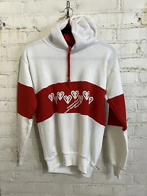 Vintage Velva Sheen Hoodie Sweatshirt Medium Kimberly Clark Wi 80s • $27