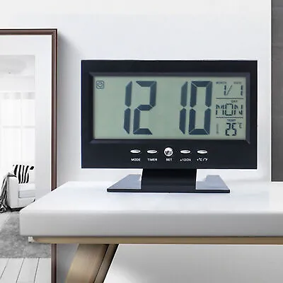 8'' LCD Dementia Digital Calendar Day Clock Large Letter Year/Month/Week/Day • £10.74