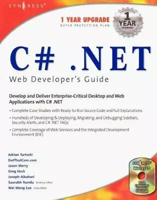 C#.Net Developer's Guide [With CDROM] • $5.40