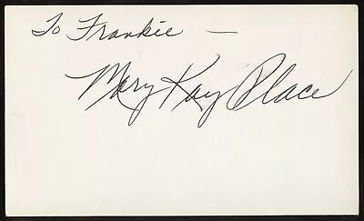 Mary Kay Place Signed Autograph 3x5 Cut American Actress TV Series Mary Hartman • $25