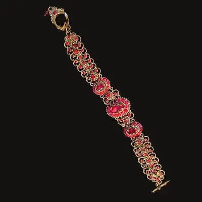 Michal Negrin Red Eclectic Appeal Bracelet • $85