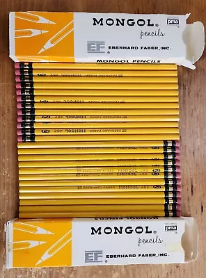 VTG NOS Eberhard Faber Mongol #2 Pencils In Original Boxes 482-2 2 Dozen (24) • $29.99