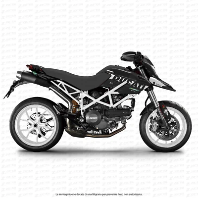 Paraserbatoio In Resina 3D Per Ducati Hypermotard 796 - Nero - Foto 7