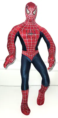 Marvel’s Spiderman 2002Toy Biz 14 Inch Poseable Plush Missing Suction Cups • $13.95