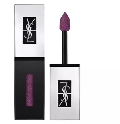 YSL Vernis À Lèvres The Holographics Glossy Stain – 503 Neon Prune BNIB  **** • £15