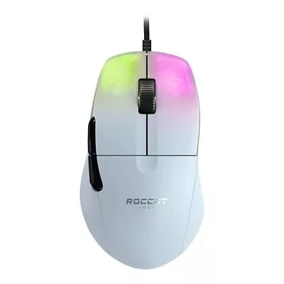 Roccat Kone Pro Optical Ergonomic Wired Gaming Mouse - White • $99.68