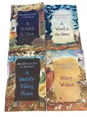 Wrinkle In Time Book Series Quintet Madeline L'Engle Paperback Set Of 4 • $8.95