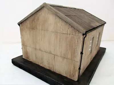 O Gauge / 7mm Scale - Corrugated Building Plain Gable End -  Scratchbuild  Aid • £4.95