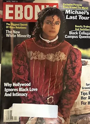 EBONY Magazine (April 1989) Michael Jackson - Michael’s Last Tour • $24.59