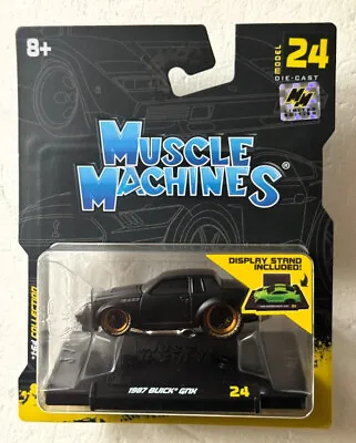 Muscle Machines 24 1987 Buick GNX Limited Edition Black And Gold Chase HTF New  • $6.25