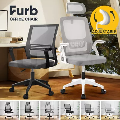 Furb Mesh Office Chair Computer Gaming Chairs Executive Chairs Study Desk Chair • $70.95