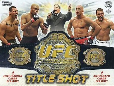 $0.74 • Buy 2011 Topps UFC Title Shot - Pick Your Cards