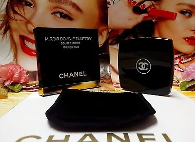 CHANEL Beauty Compact Miroir Double Facettes Mirror Duo Side NIB • $25.04