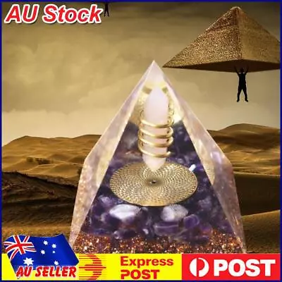 Orgonite Chakra Crystal Orgone Pyramid Reiki Energy Stone EMF Protection Healing • $10.09