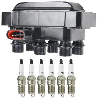 1X Ignition Coils + 6X Iridium Spark Plugs For Ford Explorer Mustang 4.0L FD480 • $61.11