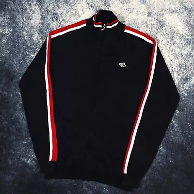 Vintage Navy Red & White Le Shark Zip Up Jumper | Small • £18.75