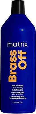 Matrix | Brass Off | Blue Toning Shampoo To Correct Orange 1.00 L (Pack Of 1)  • £28.90