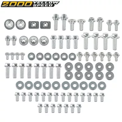 Fit For Kawasaki Kx60 Kx65 Kx80 Kx85 Kx125 Kx250 Kx500 Bodywork Plastic Bolt Kit • $15.09