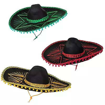 Dress Up America Sombrero Hat For Kids And Adults - Fiesta Costume Hats • $24.99