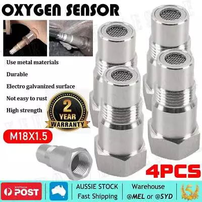 4pcs O2 Oxygen Sensor Extender Extension Spacer M18 X 1.5 Bung Adapter Engine • $18.55