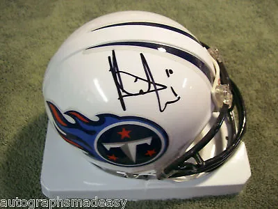 Vince Young Tennessee Titans Signed Mini Helmet W/coa • $109.99