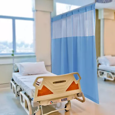 Hospital Cubicle Curtain Large Area With Strong Flat Hooks For Medical Clinic  • $49