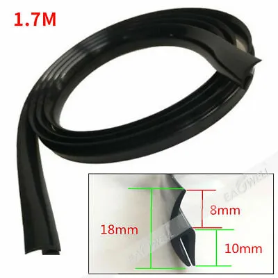 1.7M Black Seal Strip Trim Rubber For Car Front Windshield Sunroof Weatherstrip • $11.27