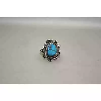 Vintage Navajo Sterling Silver Turquoise Ring • $24.50