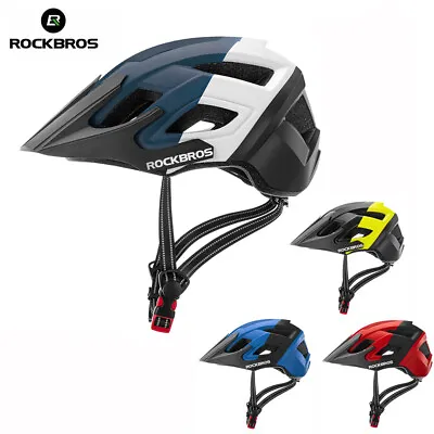 ROCKBROS Bicycle Helmet Breathable Shockproof MTB Road Bike Safety Aero Helmet • $37.59