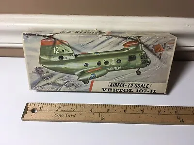 $9.99 • Buy Airfix 1/72 Scale Bertolucci 107-11 Helicopter Model Kit Made In England.