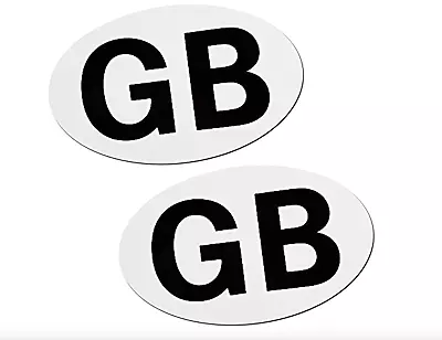 Magnetic Gb Plate Oval Strong Magnet No Sticker Removable Reusable Law Europe • £2.99
