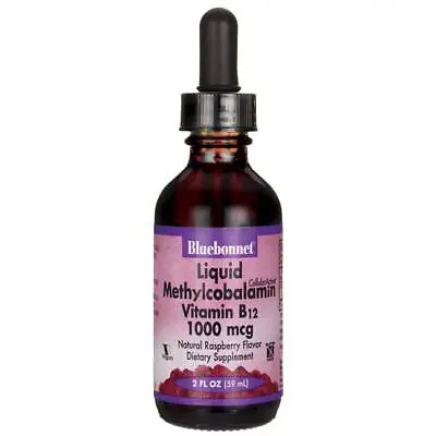 Bluebonnet Nutrition Liquid Methylcobalamin Vitamin B12 - Raspberry • $20.12