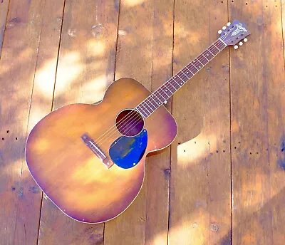$1199.99 • Buy Vintage Silvertone Kay Jumbo Acoustic Guitar Plays Great - Sunburst