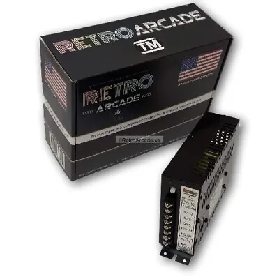 16A Arcade Switching Power Supply 110/220V W/-5 Jamma Multicade 8 Liner And More • $28.95