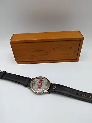 Relic Ford Mustang 1964 1/2 Watch Men Silver Tone Red Pony • $150